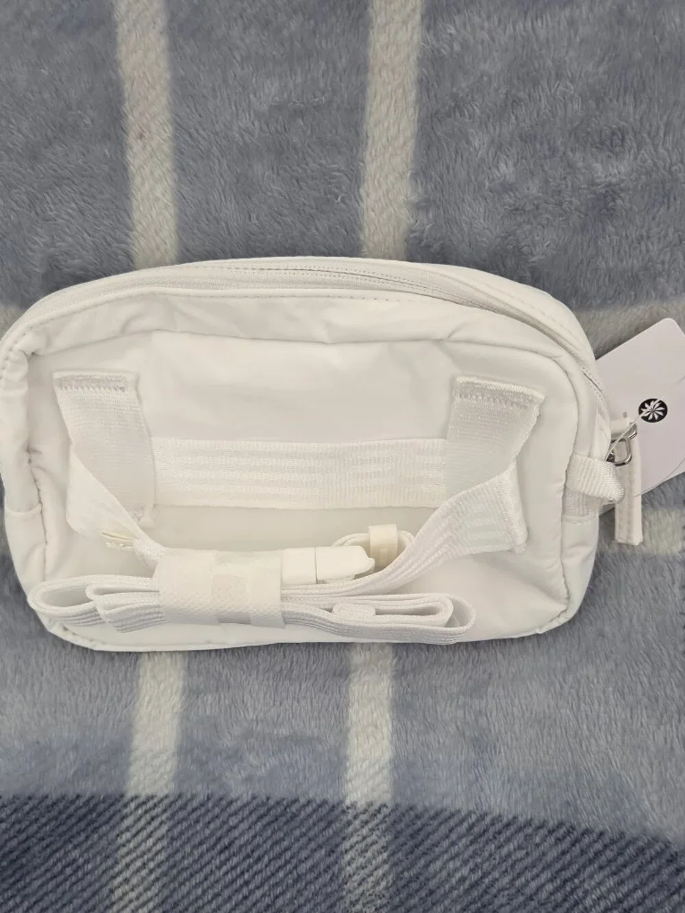 Athleta, All About Crossbody Belt Bag Color, White, NWT